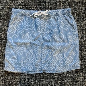 Cloth and Stone Chambray Ikat Skirt